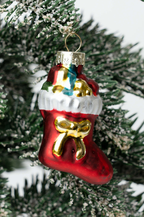 Carraig Donn Set Of 6 Glass Novelty Christmas Tree Decorations
