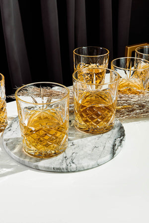 Carraig Donn Set of 6 Trinity Whiskey Glasses