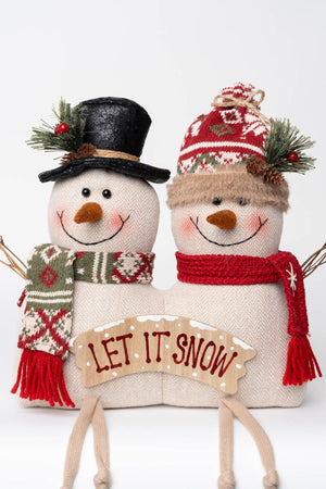 Carraig Donn Showman Sitting Couple Christmas Decoration