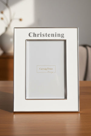 Carraig Donn Silver Christening Frame 5x7