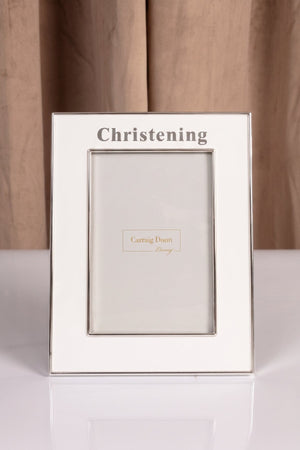 Carraig Donn Silver Christening Frame 5x7