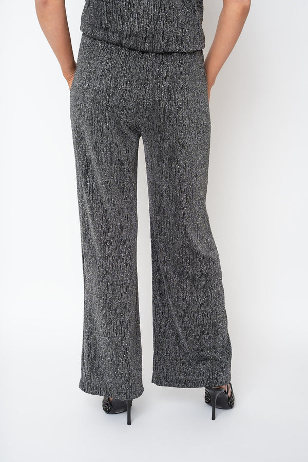 Carraig Donn Silver Lurex Studded Straight Leg Trousers