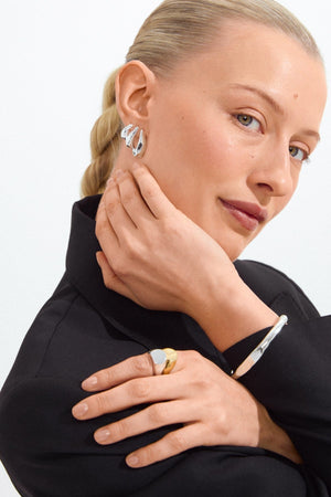 Carraig Donn Silver Plated Presence Bracelet