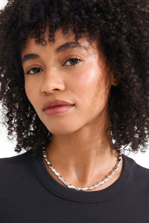 Silver Plated Presence Necklace
