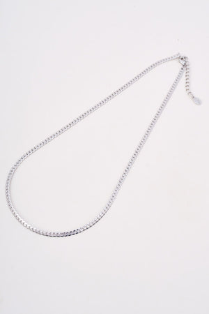 Carraig Donn Silver Snake Chain Necklace