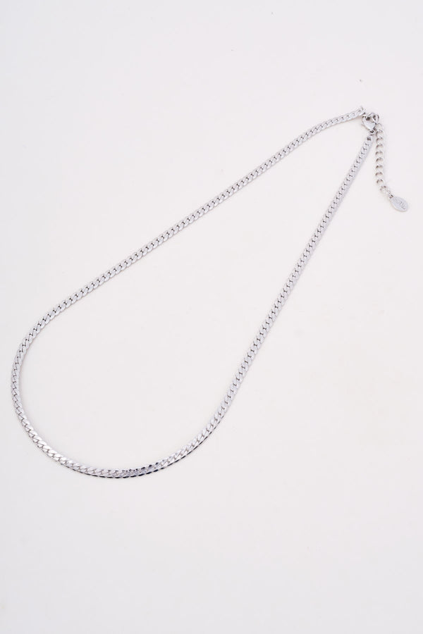 Carraig Donn Silver Snake Chain Necklace