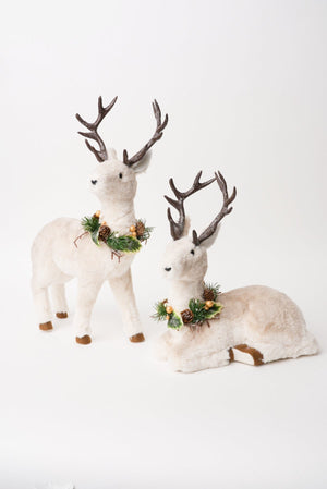 Carraig Donn Sitting Christmas Deer Decoration
