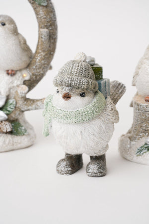 Carraig Donn Small Bird With Presents Christmas Decoration