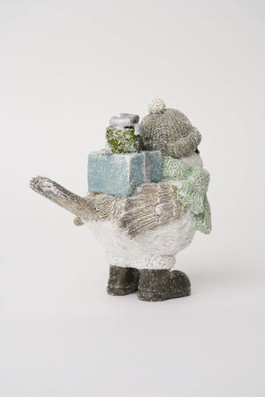Carraig Donn Small Bird With Presents Christmas Decoration