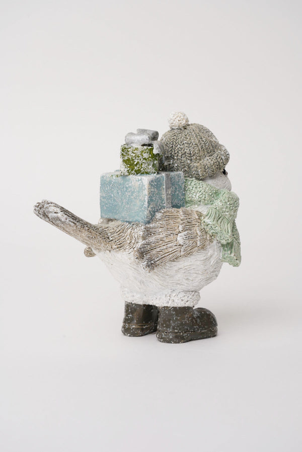 Carraig Donn Small Bird With Presents Christmas Decoration
