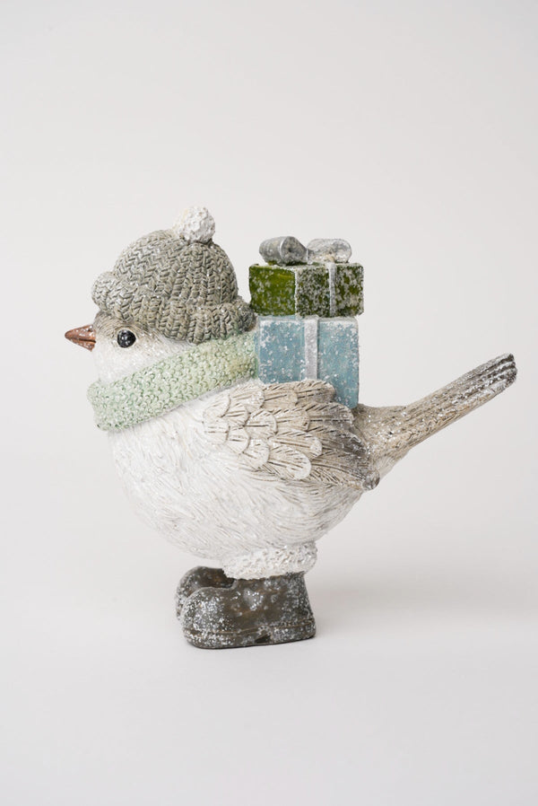 Carraig Donn Small Bird With Presents Christmas Decoration