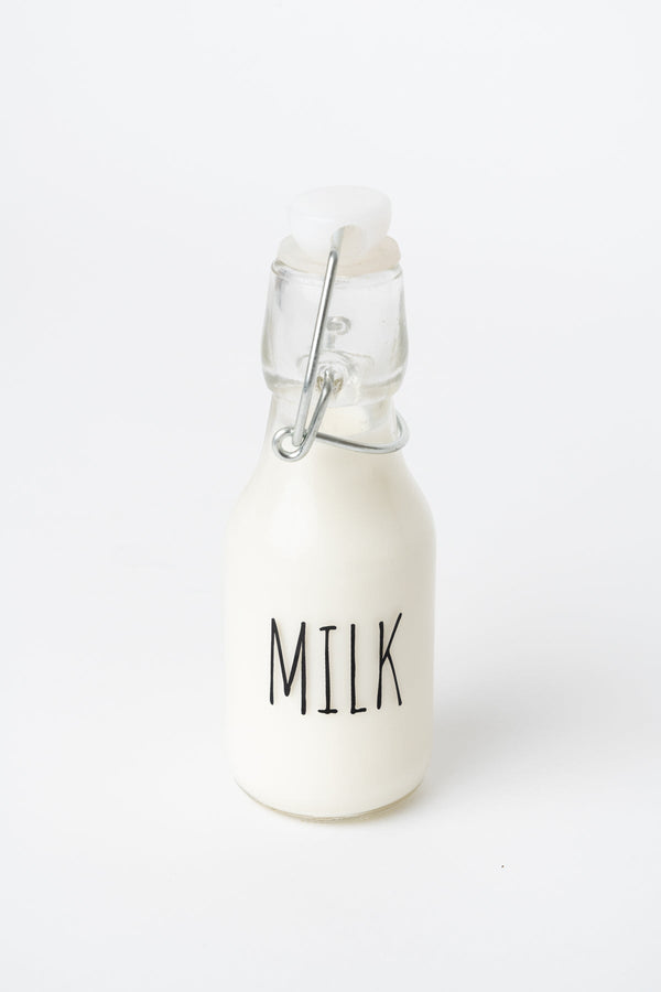 Carraig Donn Small Glass Kitchen Milk Bottle With Lid