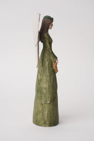 Carraig Donn Small Green Angel Christmas Decoration