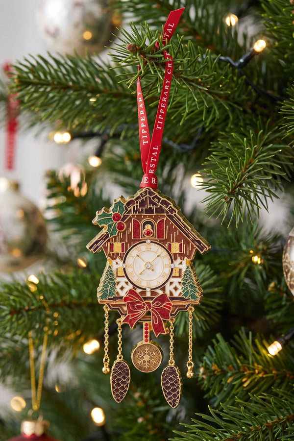 Carraig Donn Sparkle Cuckoo Clock Christmas Tree Decoration