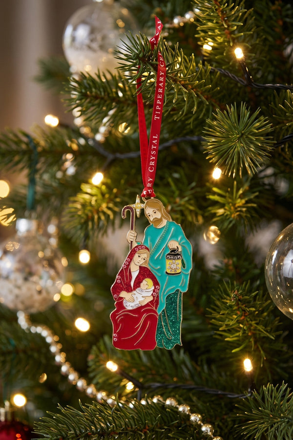 Carraig Donn Sparkle Nativity Christmas Tree Decoration