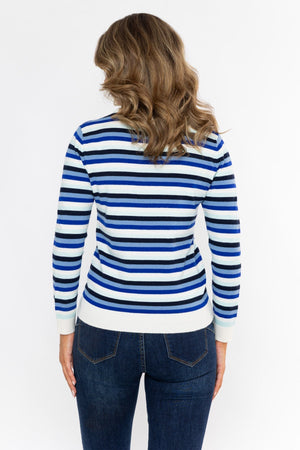 Carraig Donn Ss26 Soft Touch Stripe Crew