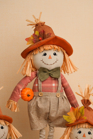 Carraig Donn Standing Scarecrow with Telescopic Legs Halloween Decoration