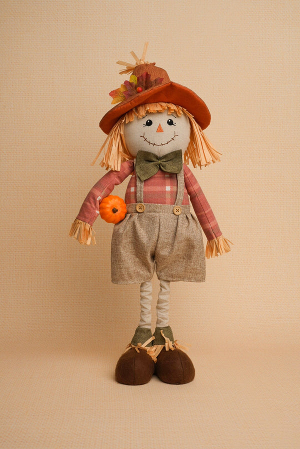 Carraig Donn Standing Scarecrow with Telescopic Legs Halloween Decoration