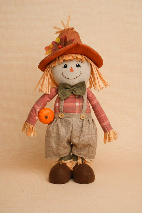 Standing Scarecrow with Telescopic Legs Halloween Decoration