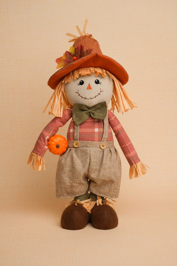 Carraig Donn Standing Scarecrow with Telescopic Legs Halloween Decoration