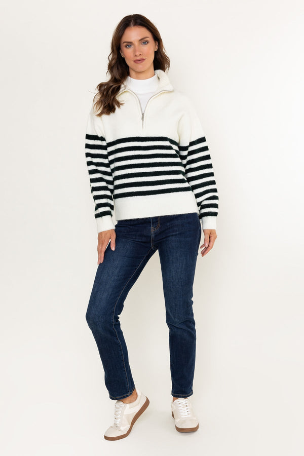 Carraig Donn Stripe 1/2 Zip
