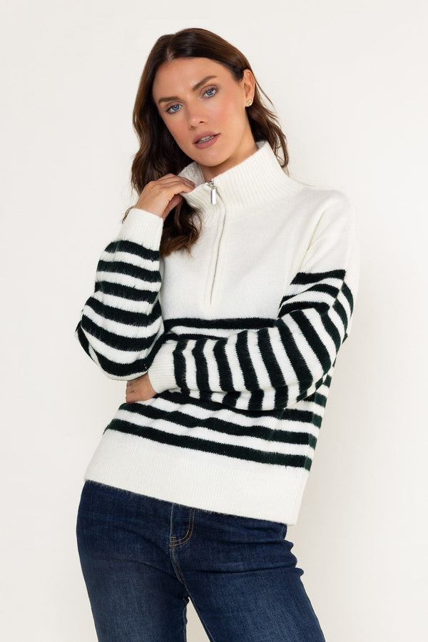 Carraig Donn Stripe 1/2 Zip