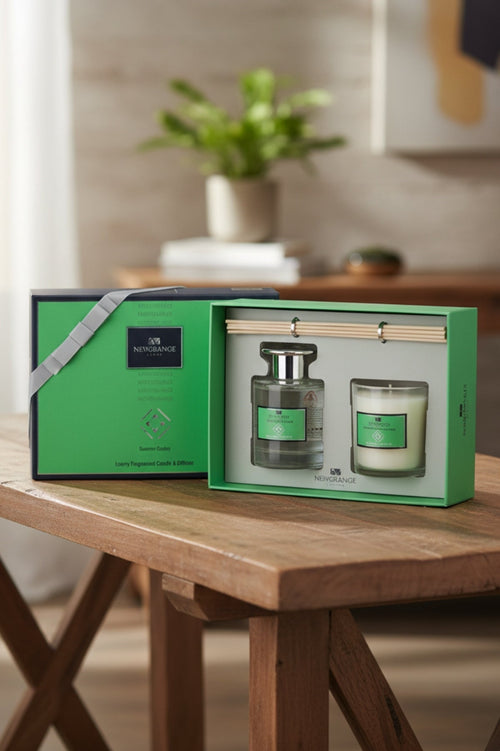 Summer Garden Luxury Candle & Diffuser Gift Set