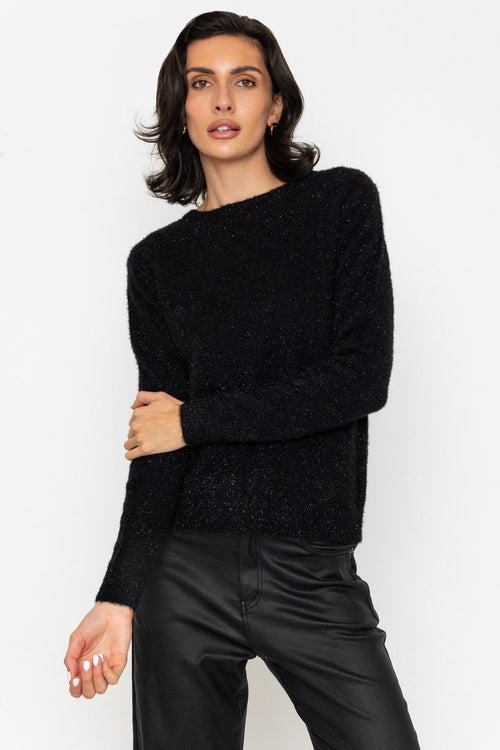 Black Super Soft Sparkle Knit Jumper