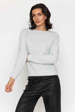 Carraig Donn Supersoft Sparkle Knit Cream