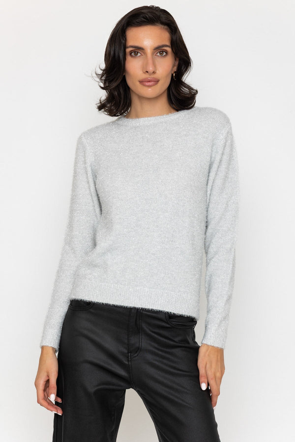 Carraig Donn Supersoft Sparkle Knit Cream