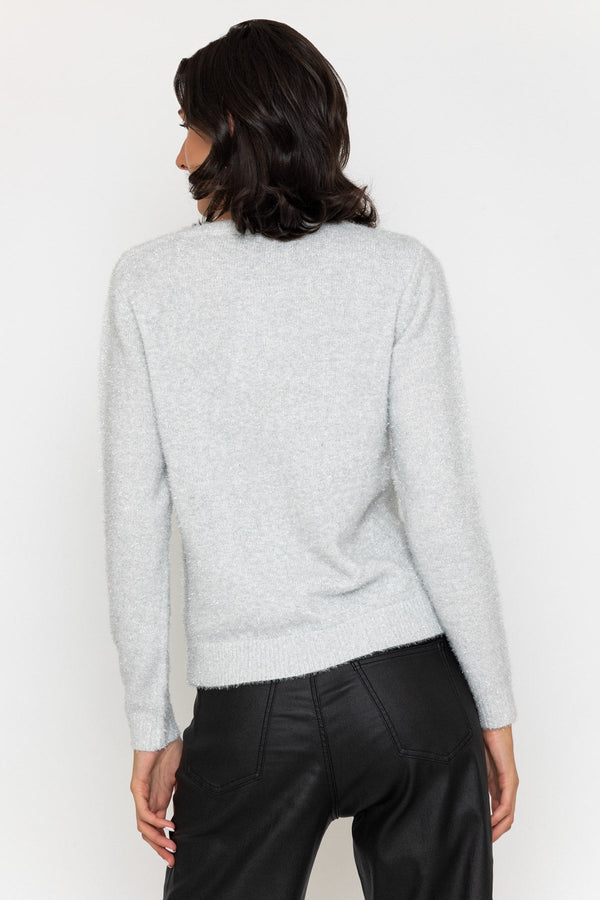 Carraig Donn Supersoft Sparkle Knit Cream