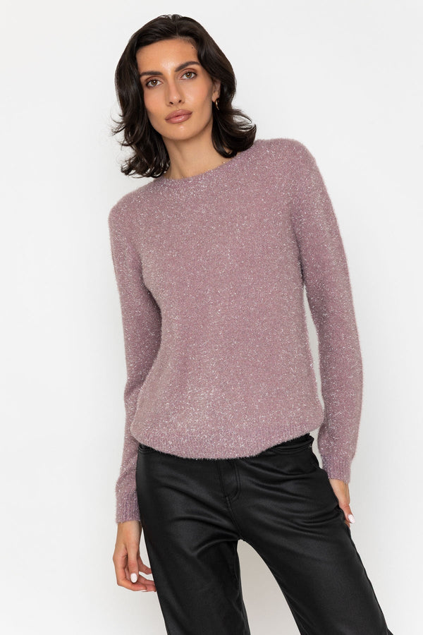 Carraig Donn Supersoft Sparkle Knit Pink