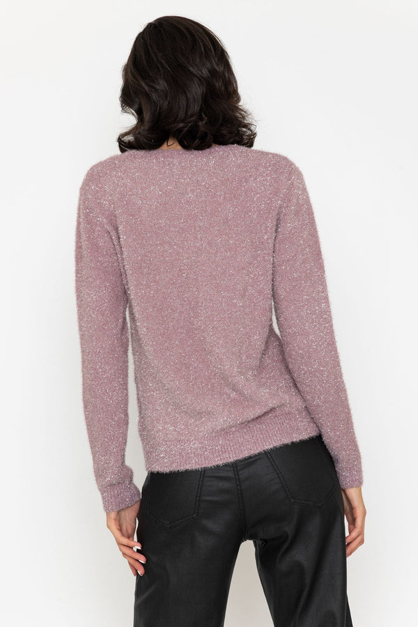Carraig Donn Supersoft Sparkle Knit Pink