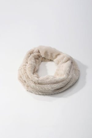 Carraig Donn Taupe Faux Fur Snood