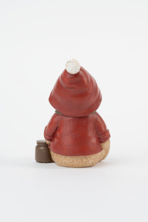 Carraig Donn Teddy Bear In Red Coat Christmas Decoration