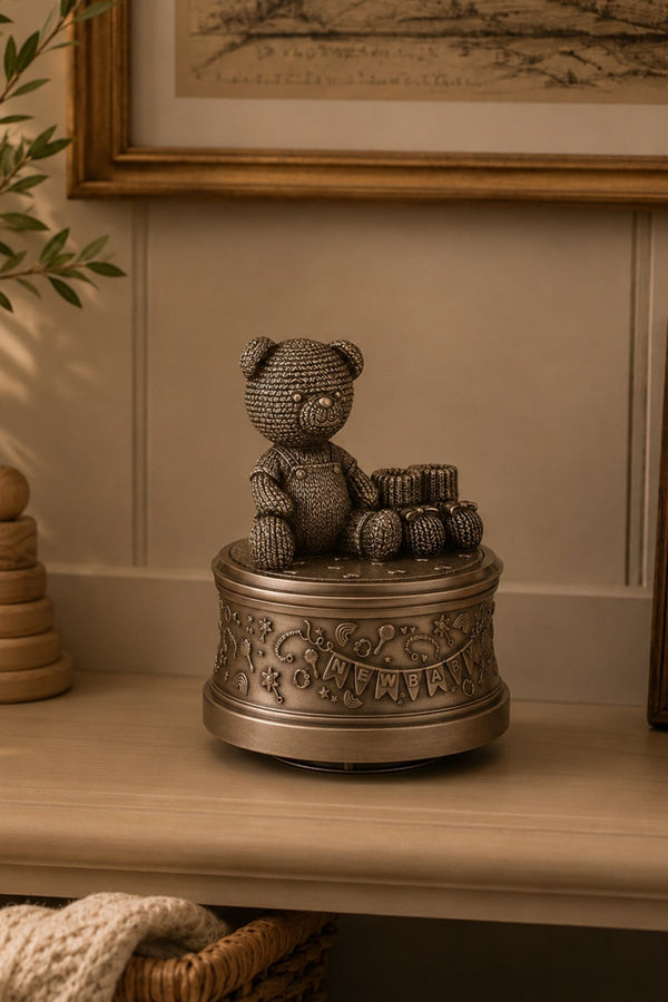 Carraig Donn Teddy Bear Music Box Sculpture