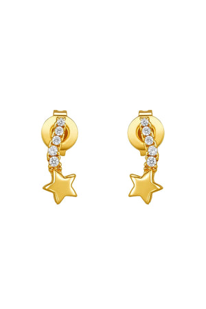 Carraig Donn The Pink Box Shooting Star Earrings