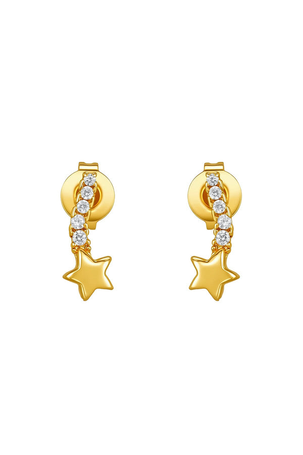 Carraig Donn The Pink Box Shooting Star Earrings