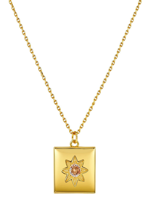 Carraig Donn The Pink Box Star Pendant Necklace