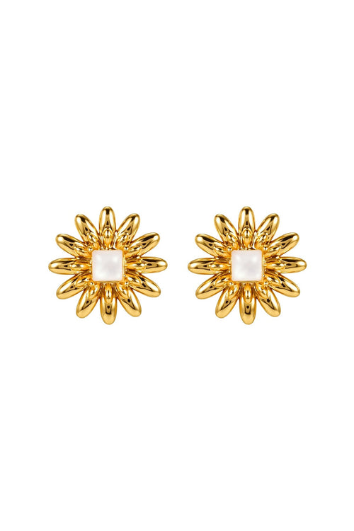 The Pink Box Sunburst Earrings