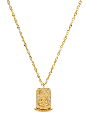Carraig Donn The Pink Box Zodiac Gemini Necklace