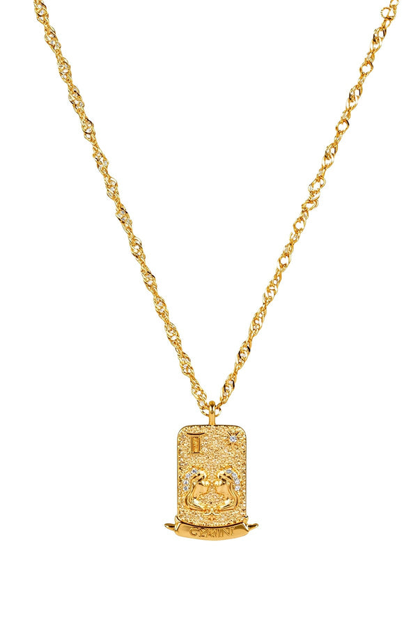 Carraig Donn The Pink Box Zodiac Gemini Necklace