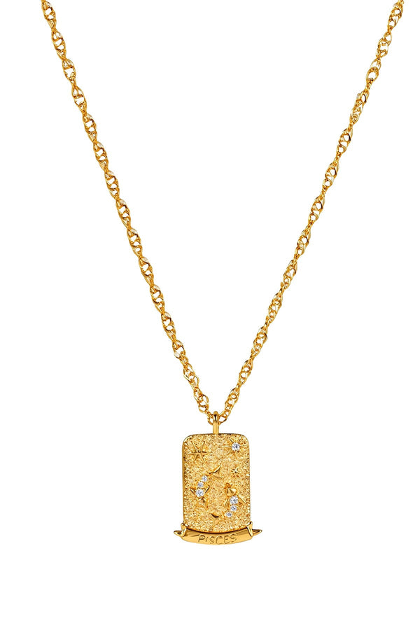 Carraig Donn The Pink Box Zodiac Pisces Necklace