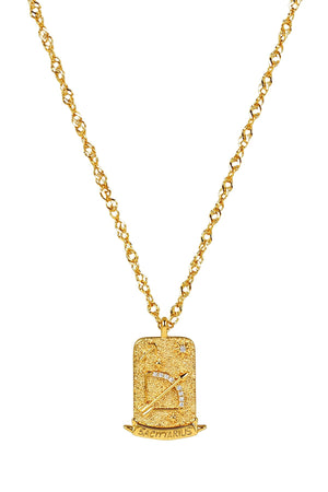 Carraig Donn The Pink Box Zodiac Sagittarius Necklace