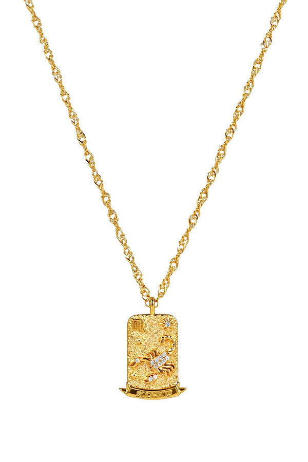 Carraig Donn The Pink Box Zodiac Scorpio Necklace