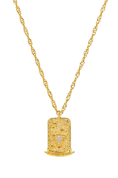 The Pink Box Zodiac Taurus Necklace