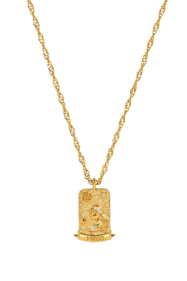 Carraig Donn The Pink Box Zodiac Virgo Necklace