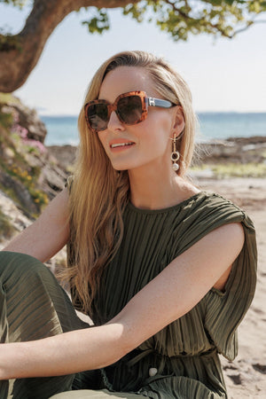 Carraig Donn Tortoiseshell Square Frame Sunglasses