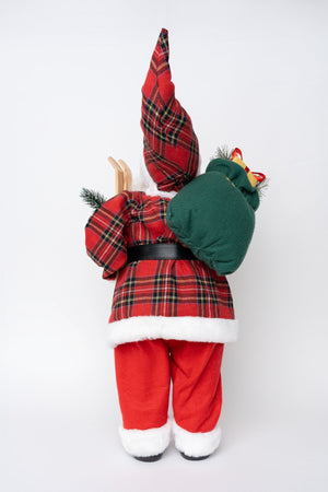 Carraig Donn Traditional Scandinavian Santa H120cm Christmas Decoration