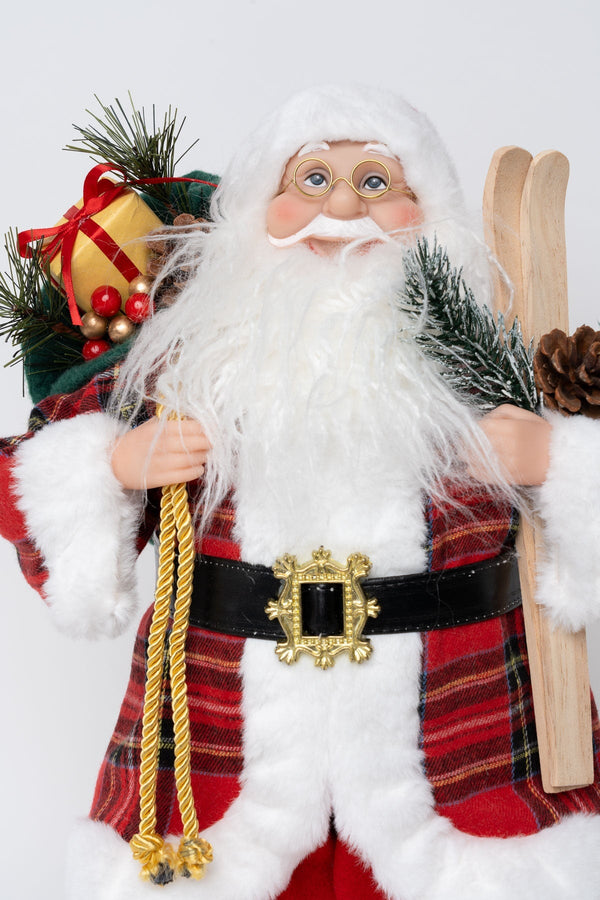 Carraig Donn Traditional Scandinavian Santa H120cm Christmas Decoration